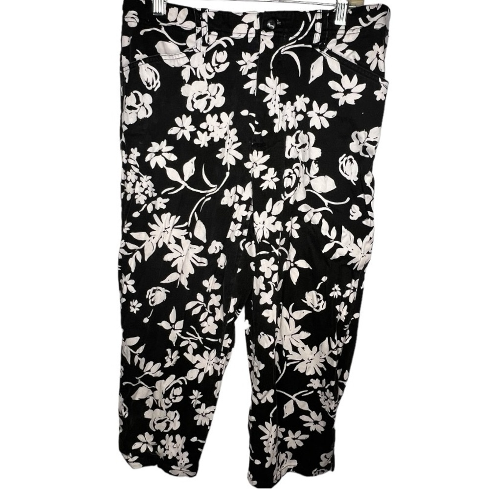 Dressbarn Floral Cropped Pants
